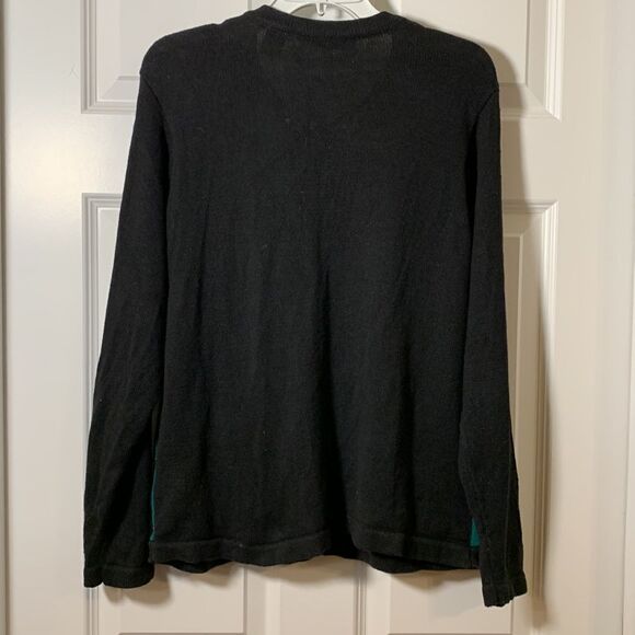 Victoria Jones size large zip up Christmas sweater. Sequins are all intact - Picture 3 of 5